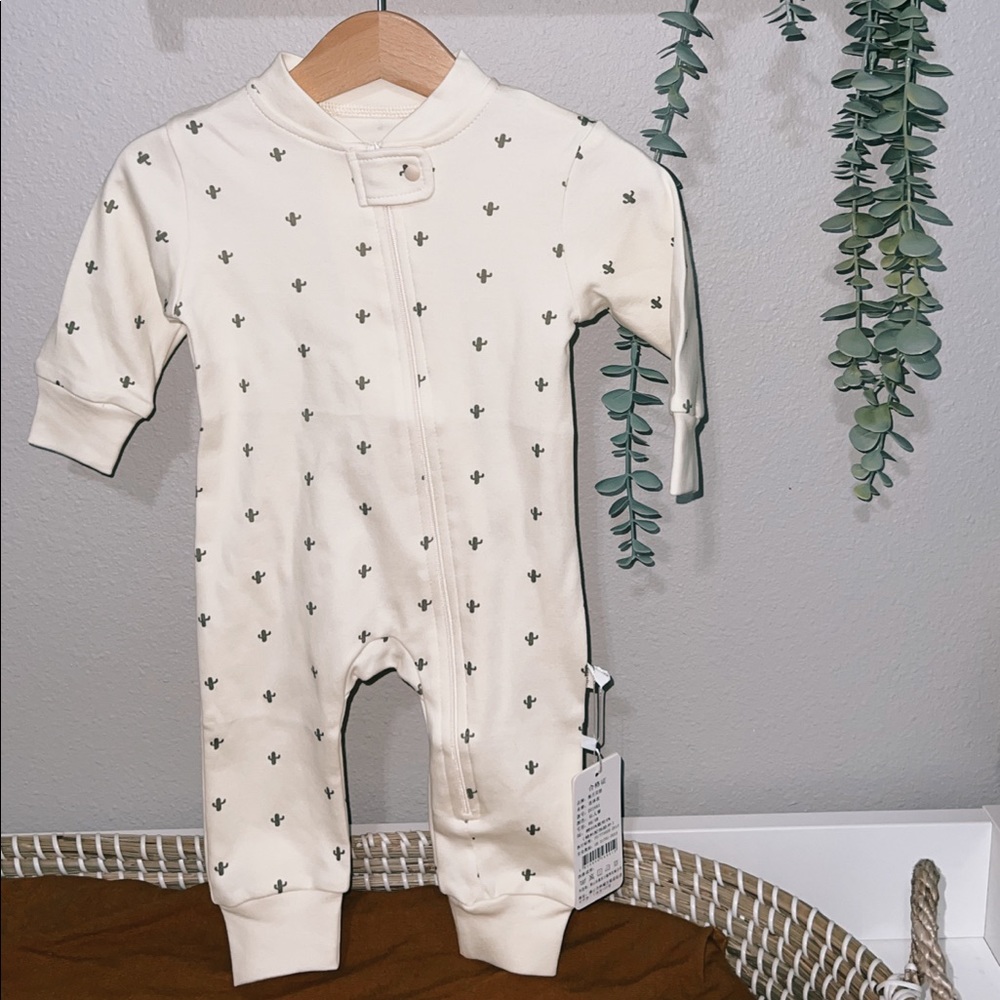 Cactus Zipper Romper